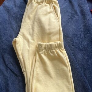Yellow Kids Jogger Pants